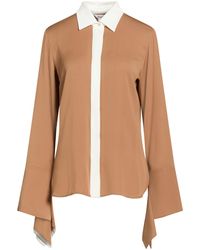 Max Mara - Camel Shirt Silk - Lyst