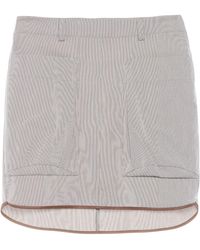 Brunello Cucinelli Knielanger Rock - Grau