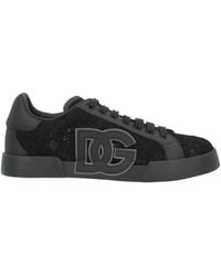 Dolce & Gabbana - Sneakers Viscose, Leather, Cotton, Polyamide - Lyst