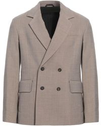 Messagerie - Luxe Fabrics Sand Blazer Virgin Wool, Cotton - Lyst