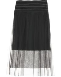 Brunello Cucinelli Midirock - Schwarz