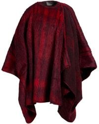 Alberta Ferretti - Cape Acrylic, Mohair Wool, Alpaca Wool, Virgin Wool, Polyamide - Lyst