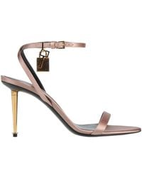 Tom Ford - Sandals Viscose, Silk, Steel, Zamak, Leather - Lyst