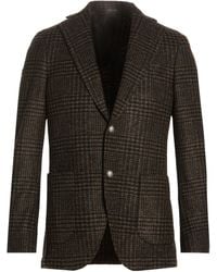 BRERAS Milano - Dark Blazer Acrylic, Virgin Wool, Polyester - Lyst