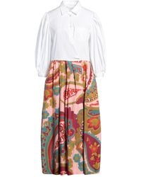 Sara Roka - Midi Dress Cotton, Polyamide, Elastane - Lyst