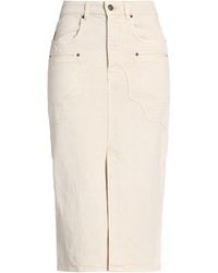 Isabel Marant - Denim Skirt Cotton - Lyst