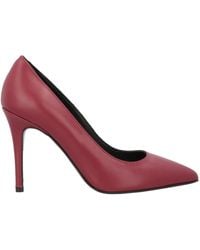 Emporio Armani - Burgundy Pumps Leather - Lyst