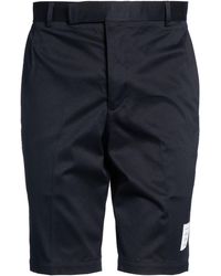 Thom Browne - Midnight Shorts & Bermuda Shorts Cotton - Lyst