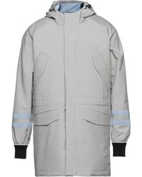 Historic - Dove Overcoat & Trench Coat Cotton, Nylon, Polyester - Lyst