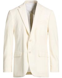 Boglioli - Ivory Blazer Virgin Wool - Lyst