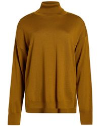 MEIMEIJ - Mustard Turtleneck Virgin Wool - Lyst
