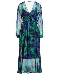 Liu Jo - Midi Dress Silk, Viscose - Lyst