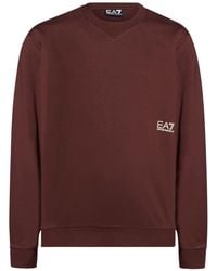 EA7 - Sweatshirt Cotton, Elastane - Lyst