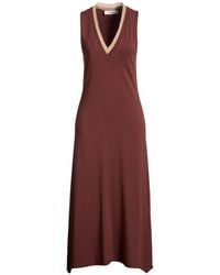 Akep - Midi Dress Ecovero Viscose, Polyester - Lyst