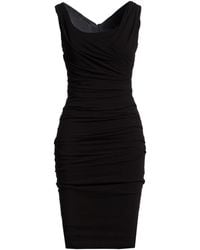 Dolce & Gabbana - Midi Dress Virgin Wool, Polyamide, Elastane - Lyst
