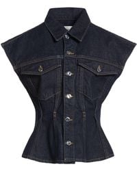 FRAME - Manteau En Jean - Lyst