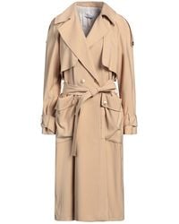 Kaos - Overcoat & Trench Coat Viscose, Polyester - Lyst