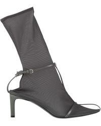Jil Sander - Ankle Boots Textile Fibers, Leather - Lyst