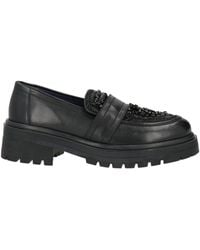Apepazza - Loafers Leather, Textile Fibers - Lyst
