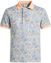 Etro - Polo Shirt Cotton - Lyst