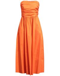 Rebel Queen - Midi Dress Cotton - Lyst
