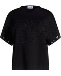 Ferragamo - T-Shirt Cotton, Polyester - Lyst