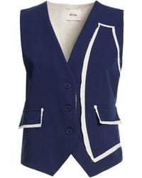 Dixie - Tailored Vest Polyester, Viscose, Elastane - Lyst