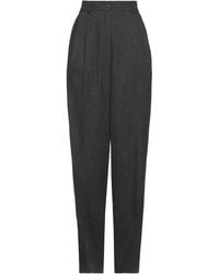 ODEEH - Charcoal Pants Polyester, Viscose, Wool, Elastane - Lyst