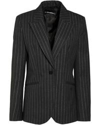 KARL LAGERFELD - Charcoal Blazer Polyester, Viscose, Wool, Elastane - Lyst