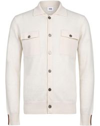 Alpha Studio - Cardigan Geelong Wool - Lyst