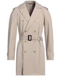 Grey Daniele Alessandrini - Overcoat & Trench Coat - Lyst