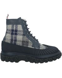 Thom Browne - Ankle Boots Leather, Textile Fibers - Lyst