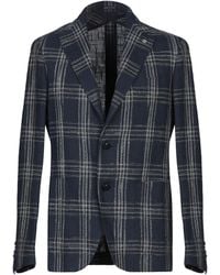 Tagliatore - Midnight Blazer Linen, Cotton, Acrylic, Polyamide - Lyst