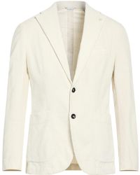 Manuel Ritz - Ivory Blazer Cotton, Elastane - Lyst