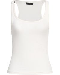 Mugler - Tank Top Cotton, Elastane - Lyst