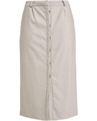 Crida Milano - Midi Skirt Virgin Wool, Lyocell - Lyst