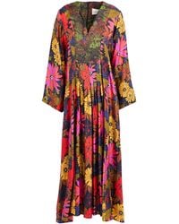 La Prestic Ouiston - Maxi Dress Silk - Lyst