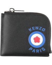 KENZO - Wallet Cow Leather - Lyst