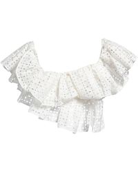 MSGM - Top Cotton, Polyester - Lyst