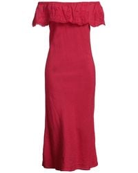 120% Lino - Midi Dress - Lyst