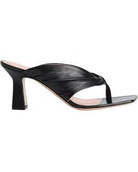 Sandales 8 by YOOX en coloris Noir Femme Chaussures Chaussures à talons Talons plateformes et escarpins 