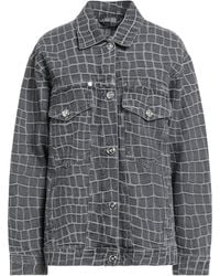 Versace - Capospalla Jeans - Lyst