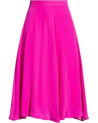120% Lino - Midi Skirts - Lyst