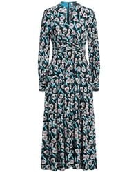 Diane von Furstenberg - Midi-Kleid - Lyst