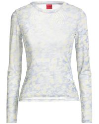 HUGO - Top Polyester, Elastane - Lyst