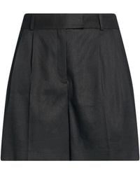 HUGO - Shorts & Bermuda Shorts Linen, Polyester, Viscose, Elastane - Lyst