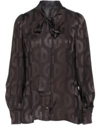 Dolce & Gabbana - Dark Shirt Silk - Lyst