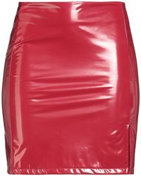 VANESSA SCOTT - Mini Skirt Polyester, Polyurethane, Elastane - Lyst