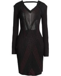 Roberto Cavalli - Mini Dress Viscose, Metal, Polyester - Lyst