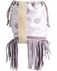 Caterina Lucchi - Lilac Cross-Body Bag Textile Fibers - Lyst